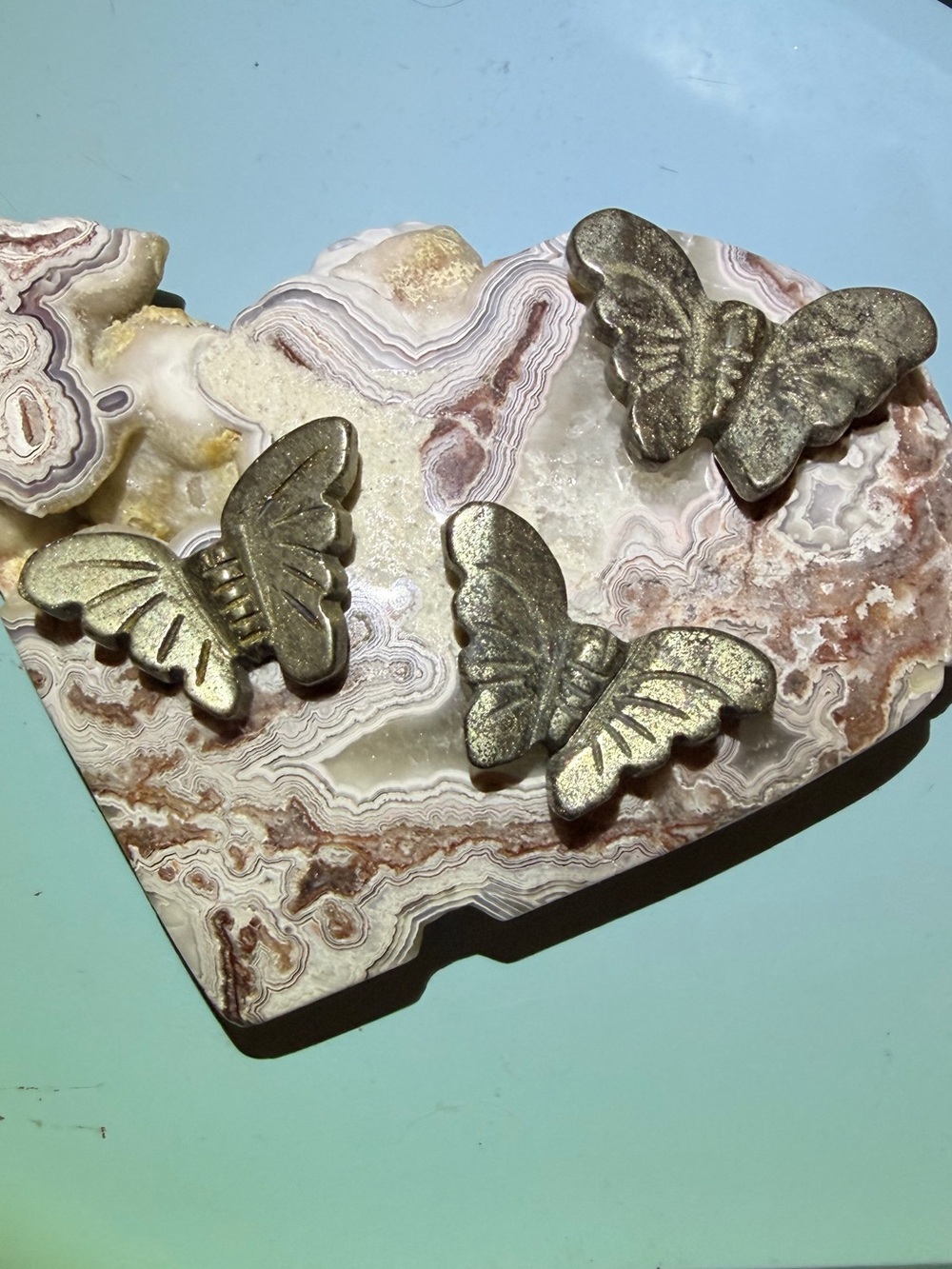 1.5 Inch Pyrite Butterfly